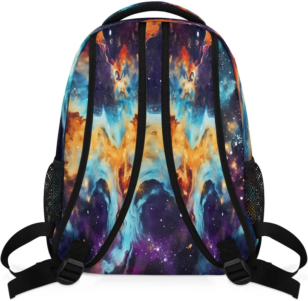 Backpack for Women Men Waterproof Backpack with Laptop Compartment, Lightweight Carry On Backpack for Travel, Work, Picnic, Galaxy Universe