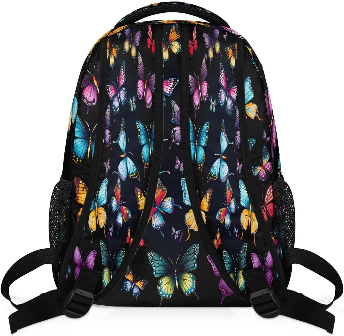 Butterfly Travel Backpack, Large 16 Inch Laptop Bookbag Lightweight Carry-On Bag for Business Travel & Hiking