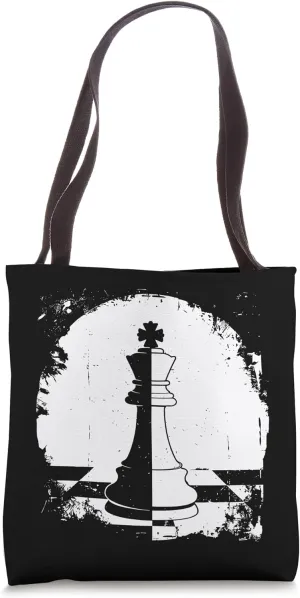 Chess Piece Drawing Tote Bag