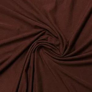 Chestnut Bamboo Stretch French Terry Fabric