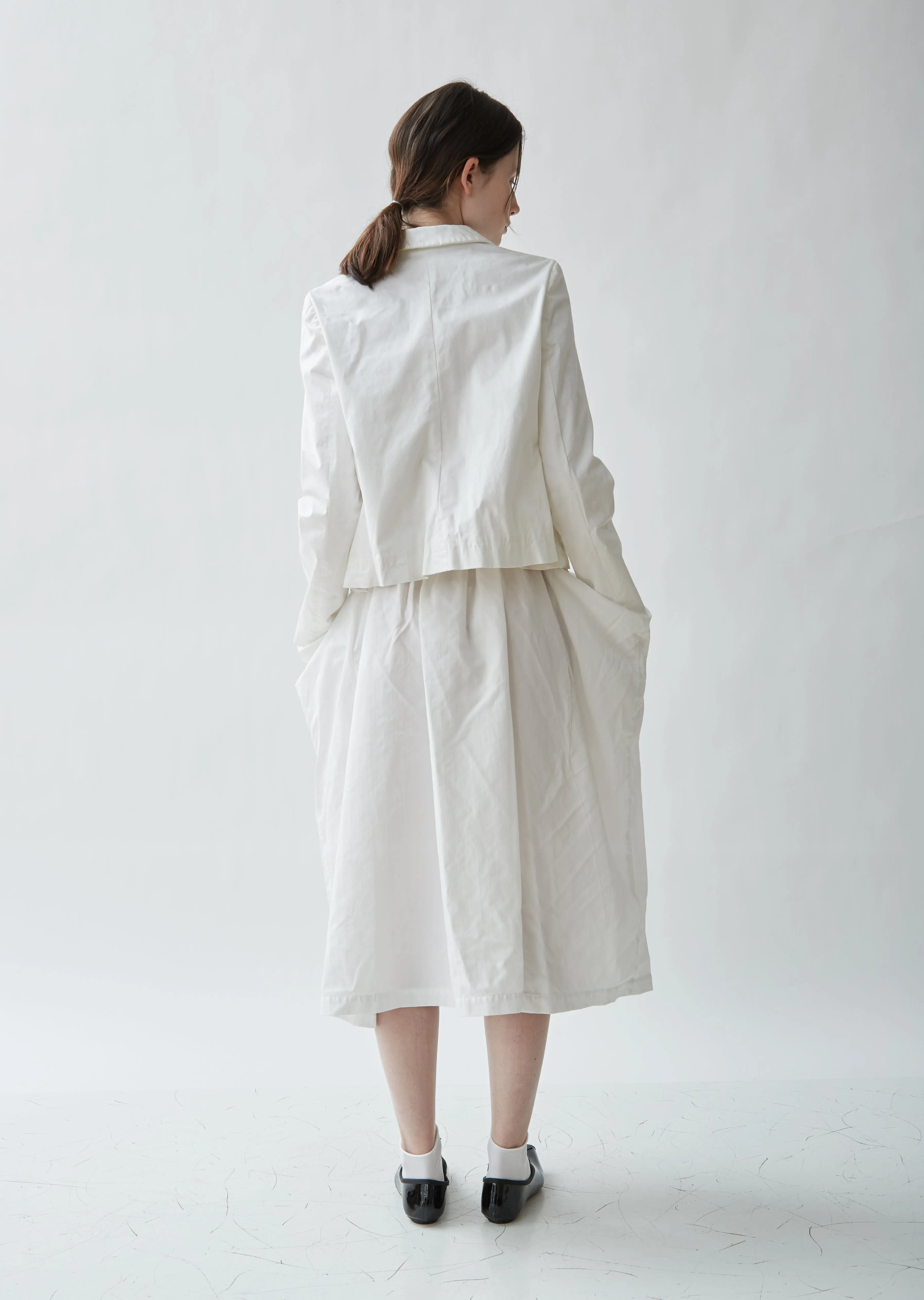 Cotton Satin & Lace Jacket