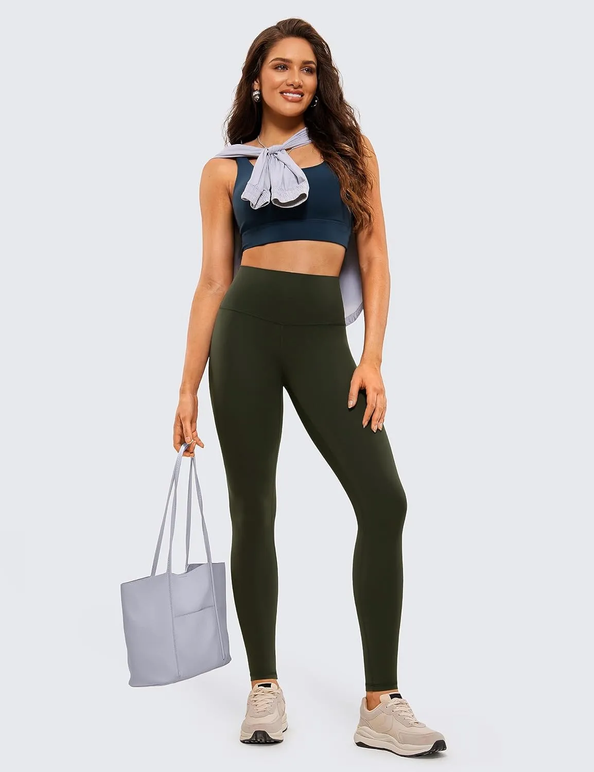 CRZ YOGA Butterluxe Extra Long Leggings for Tall Women 31 Inches - High Waisted Athletic Workout Soft Yoga Pants