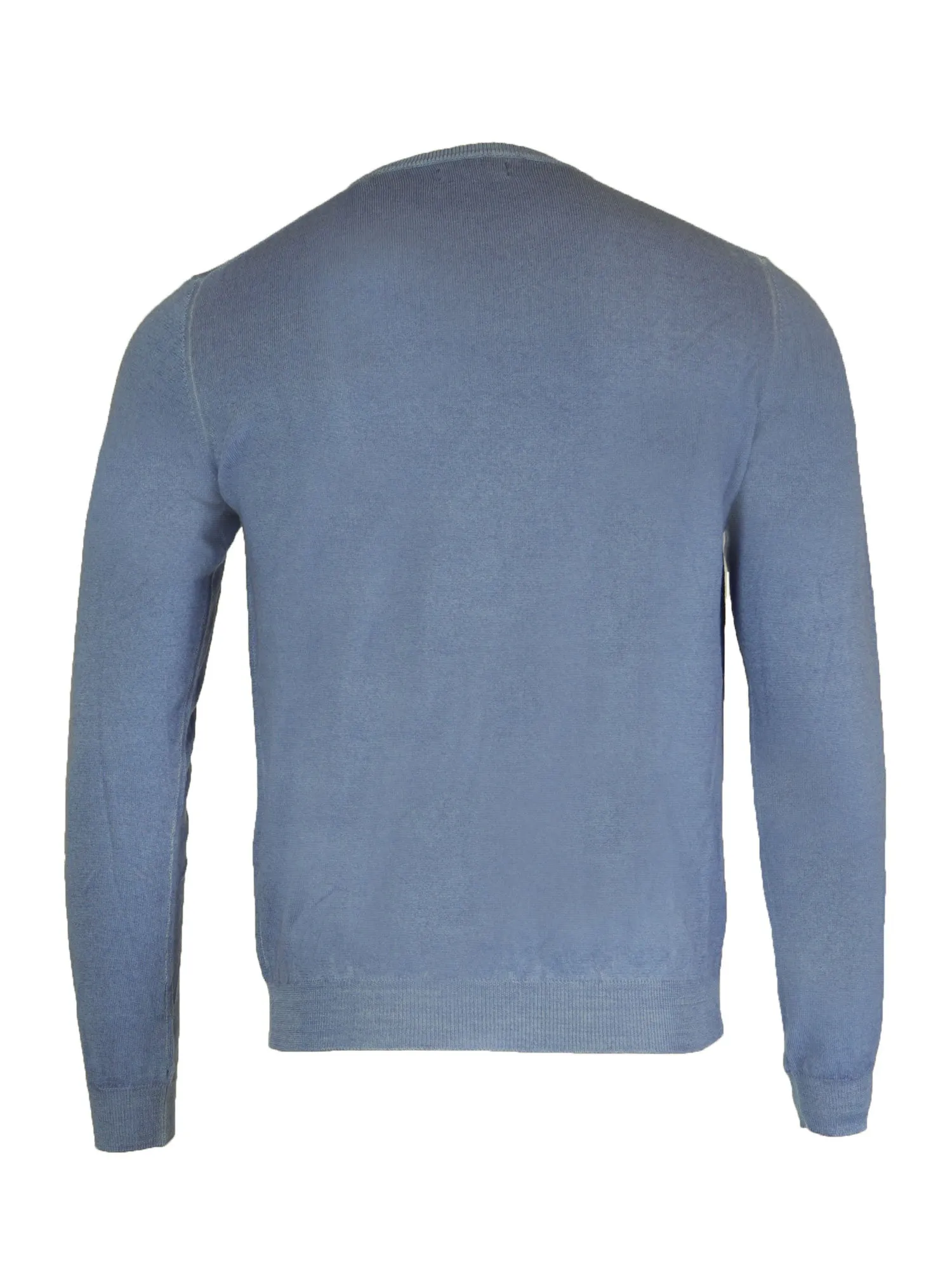 GANT Men's Nightfall Blue O2 Washed Merino Crew Neck Sweater 88561 $170 NWT