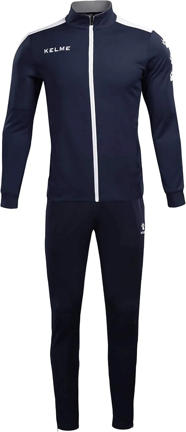 KELME Men's Athletic Tracksuit Long Sleeve Full Zip  Running Sweatsuit Set Unisex 2 Piece Tracksuits Jacket/Jogging pants
