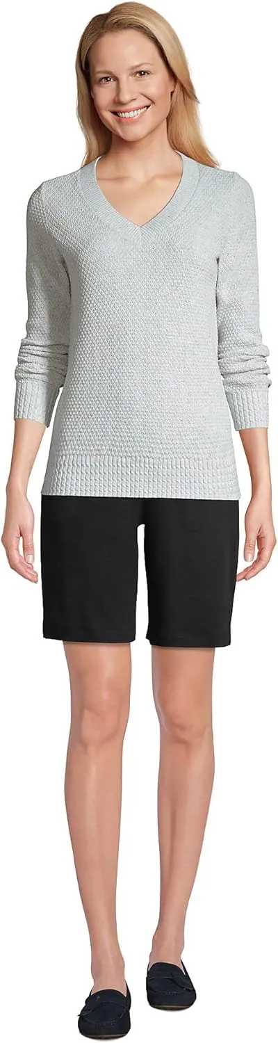 Lands' End Women's Sport Knit High Rise Shorts