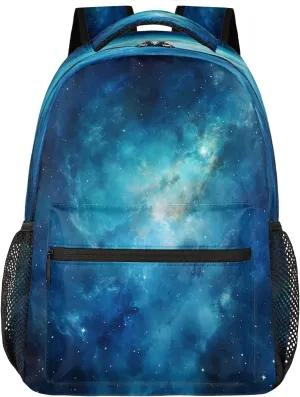 Lightweight Travel Backpack, Galaxy Universe Nebula Large Capacity Bookbag, Waterproof Travel Bag Casual Daypack for Men Women Adults
