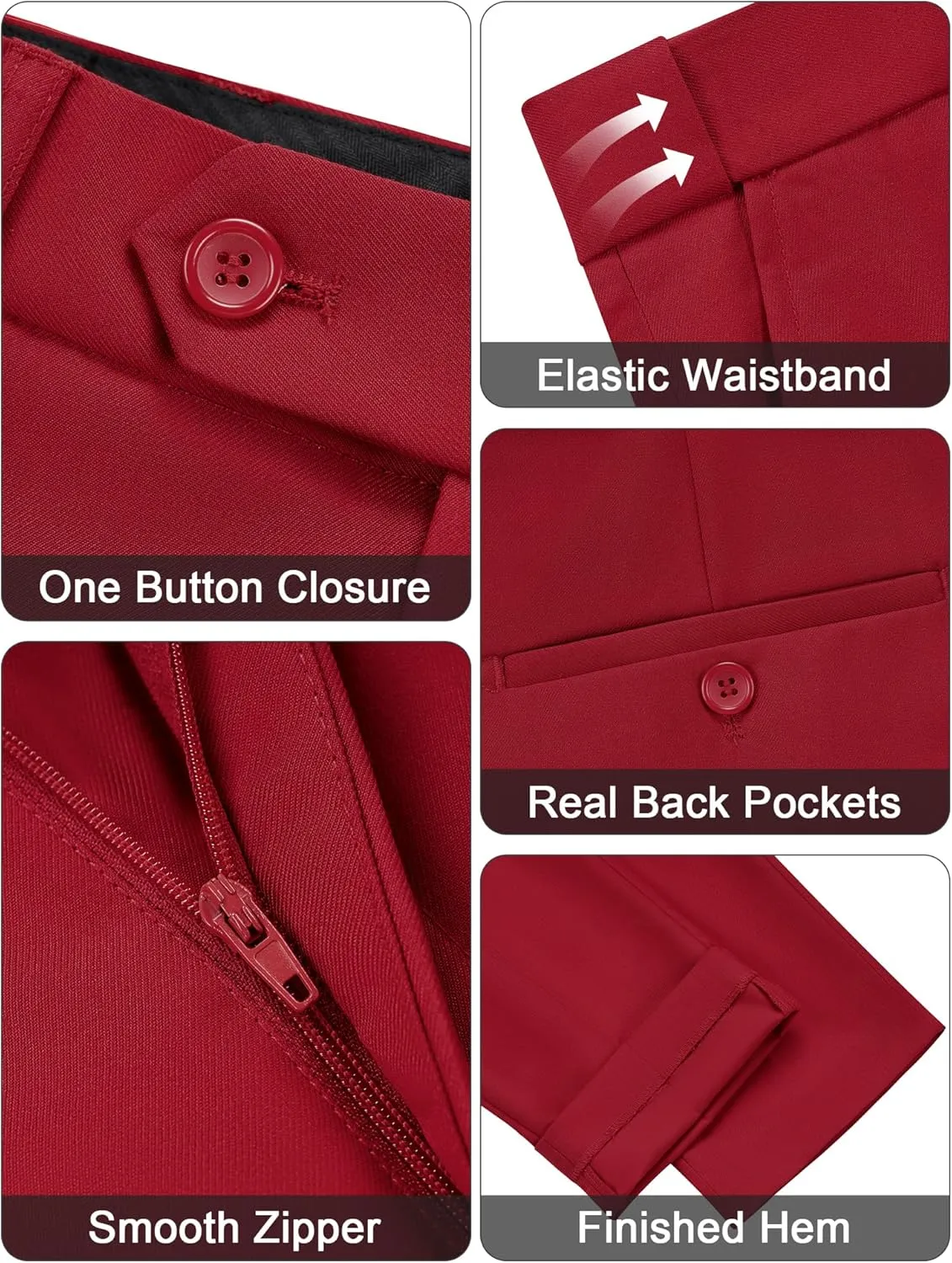 MAGE MALE Men's 2 Piece Suit Elegant Solid Double Breasted Slim Fit Tuxedo Suit with Blazer and Pants