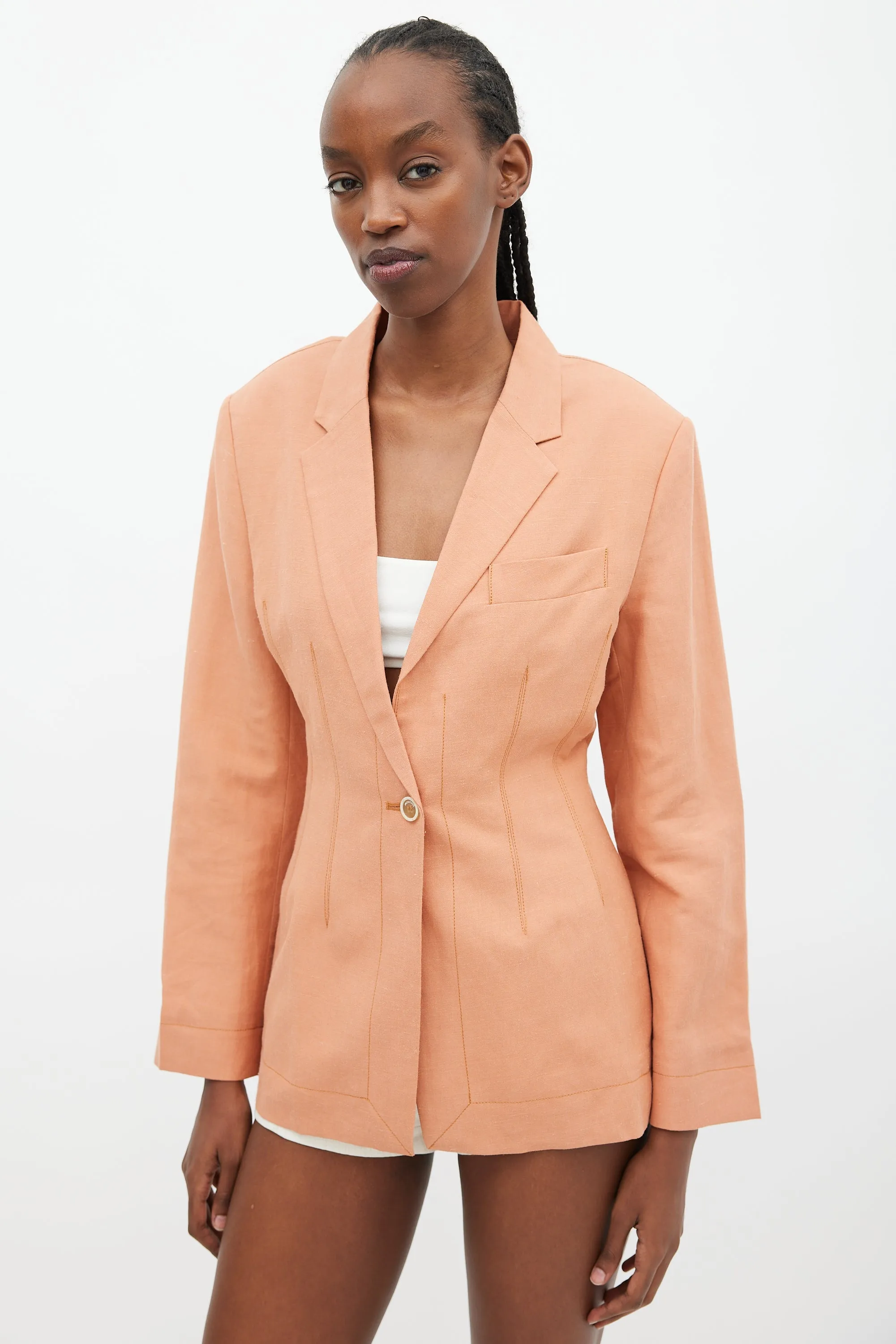 Orange Hemp L'Amour Blazer
