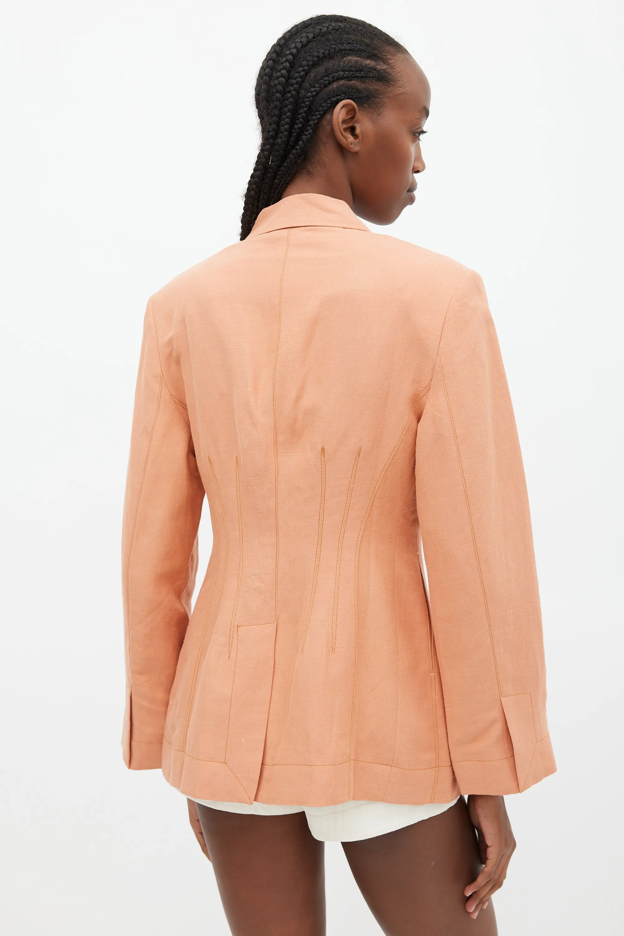 Orange Hemp L'Amour Blazer