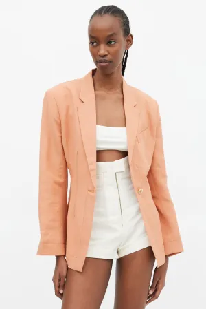 Orange Hemp L'Amour Blazer