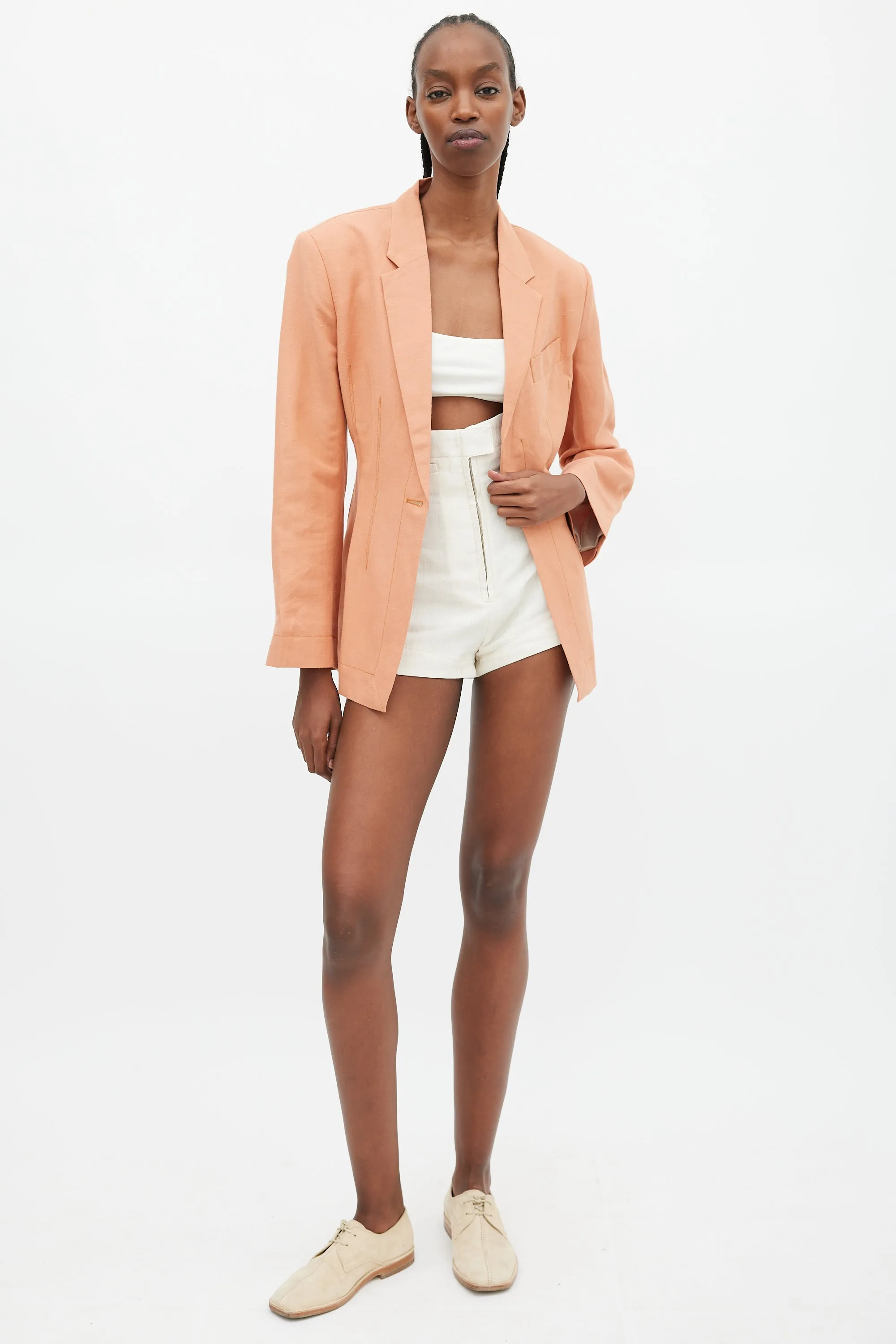 Orange Hemp L'Amour Blazer