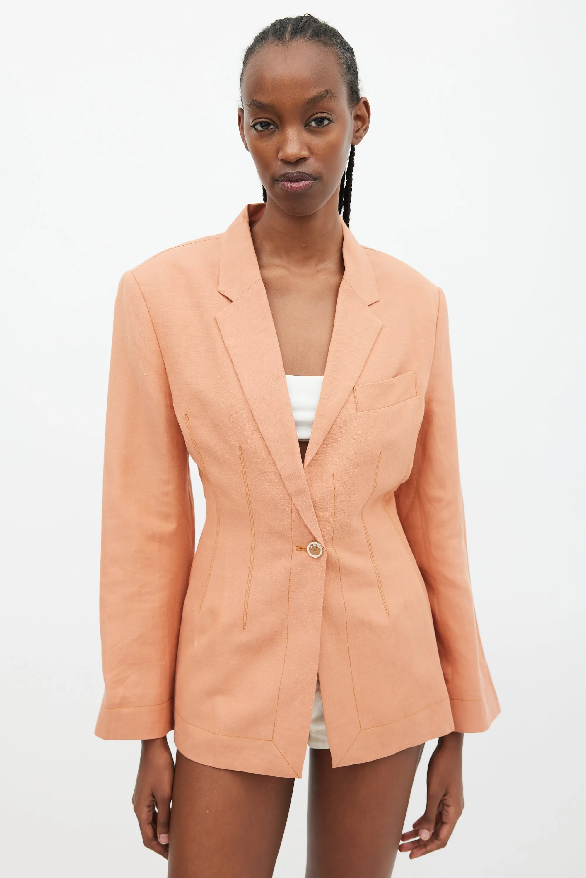 Orange Hemp L'Amour Blazer