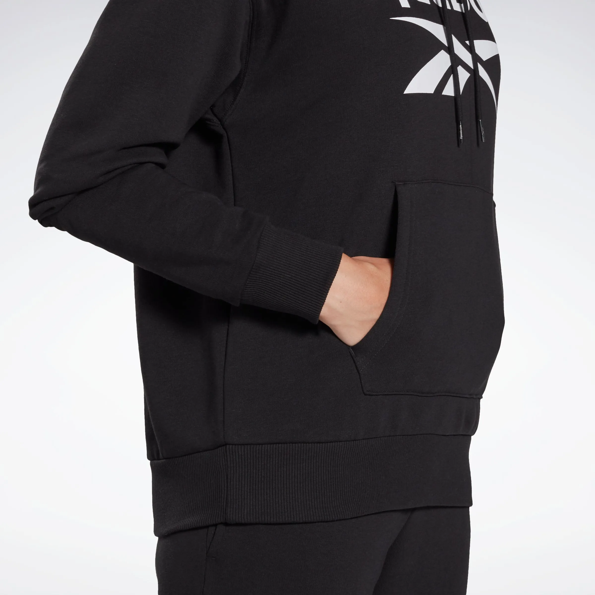 Reebok Identity Logo French Terry Hoodie Black