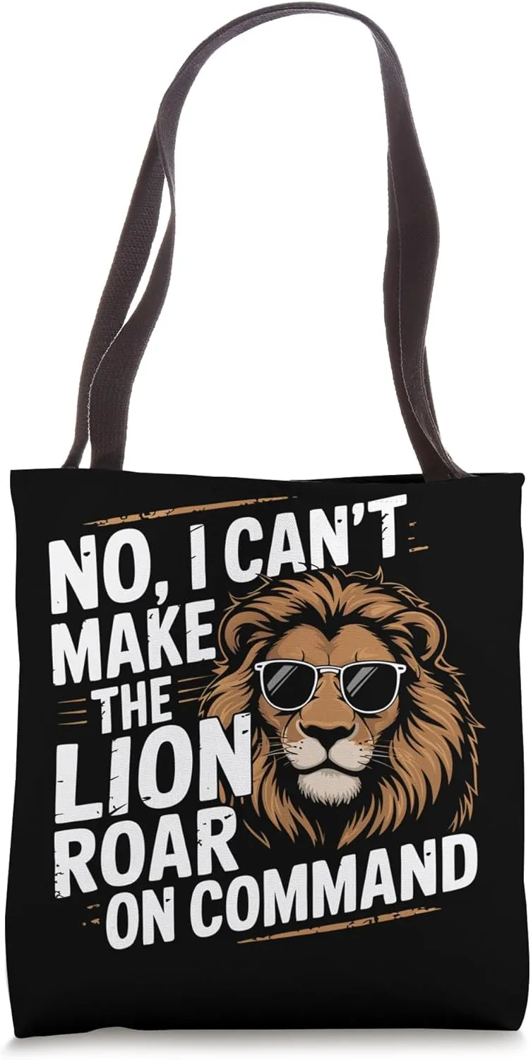 Safari Make The Lion Roar Safari Tour Guide Tote Bag