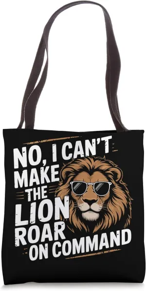 Safari Make The Lion Roar Safari Tour Guide Tote Bag