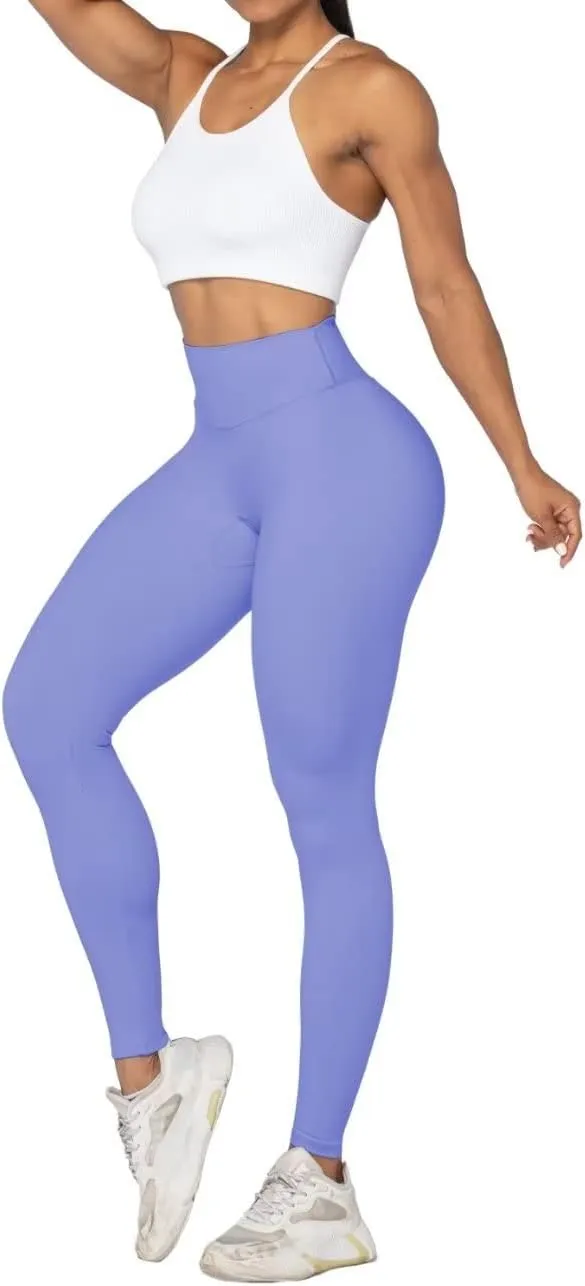 Sunzel Nunaked Workout Leggings for Women, Tummy Control Compression Workout Gym Yoga Pants, No Front Seam & High Waist