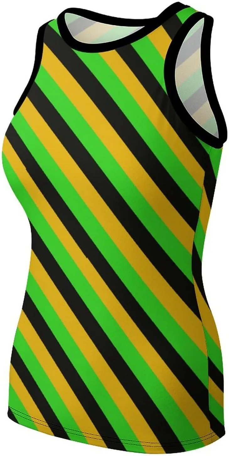 TAIZIYEAH Jamaica Bodysuit Womens Summer Cute Short Sleeve