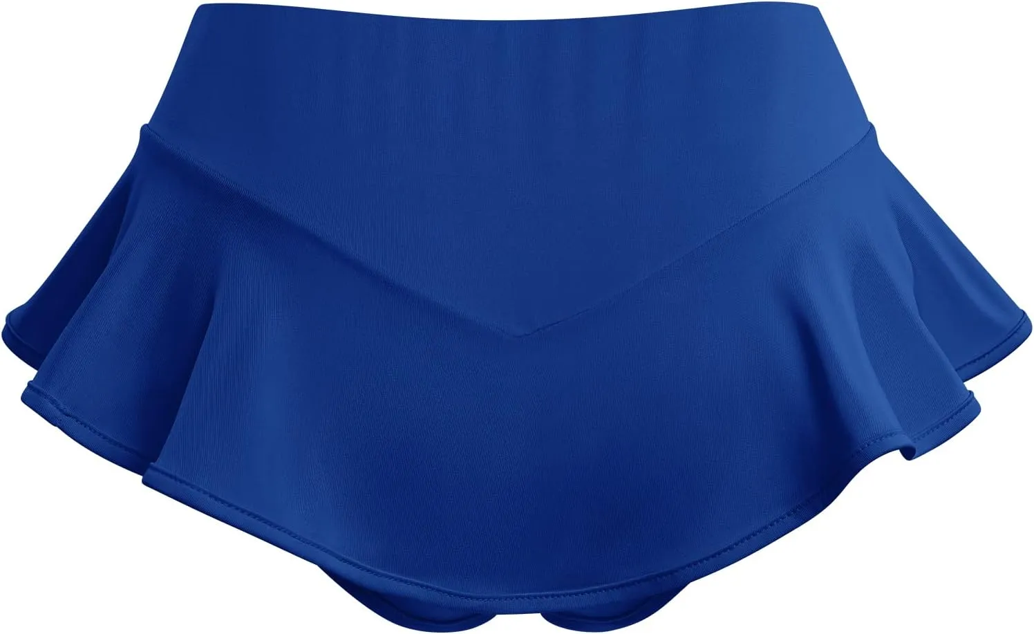 Women High Waist Ruffle Yoga Shorts Gym Workout Rave Booty Dance Mini Hot Pants Bottoms Active Skirted Panties